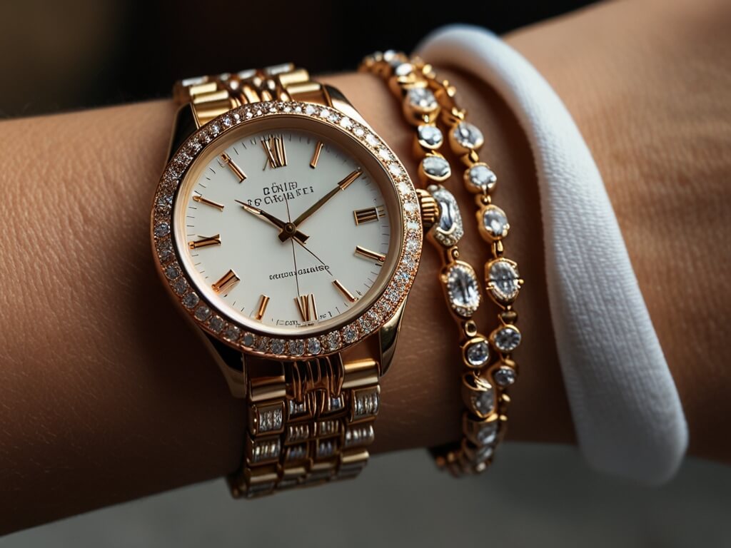 How to Wear a Tennis Bracelet with a Watch?