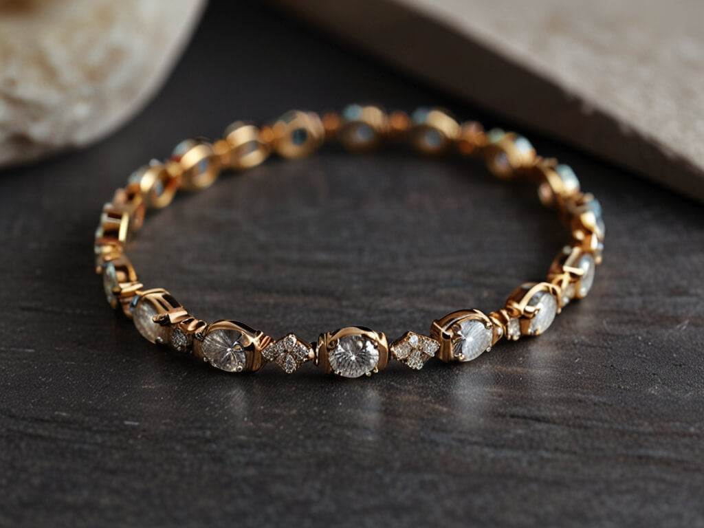 moissanite tennis bracelet