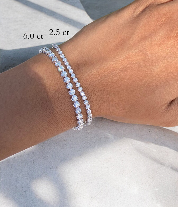 Dainty tennis bracelet