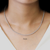 3mm Moissanite Tennis Necklace