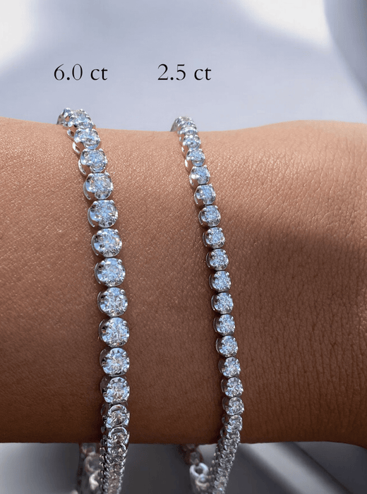 Dainty tennis bracelet