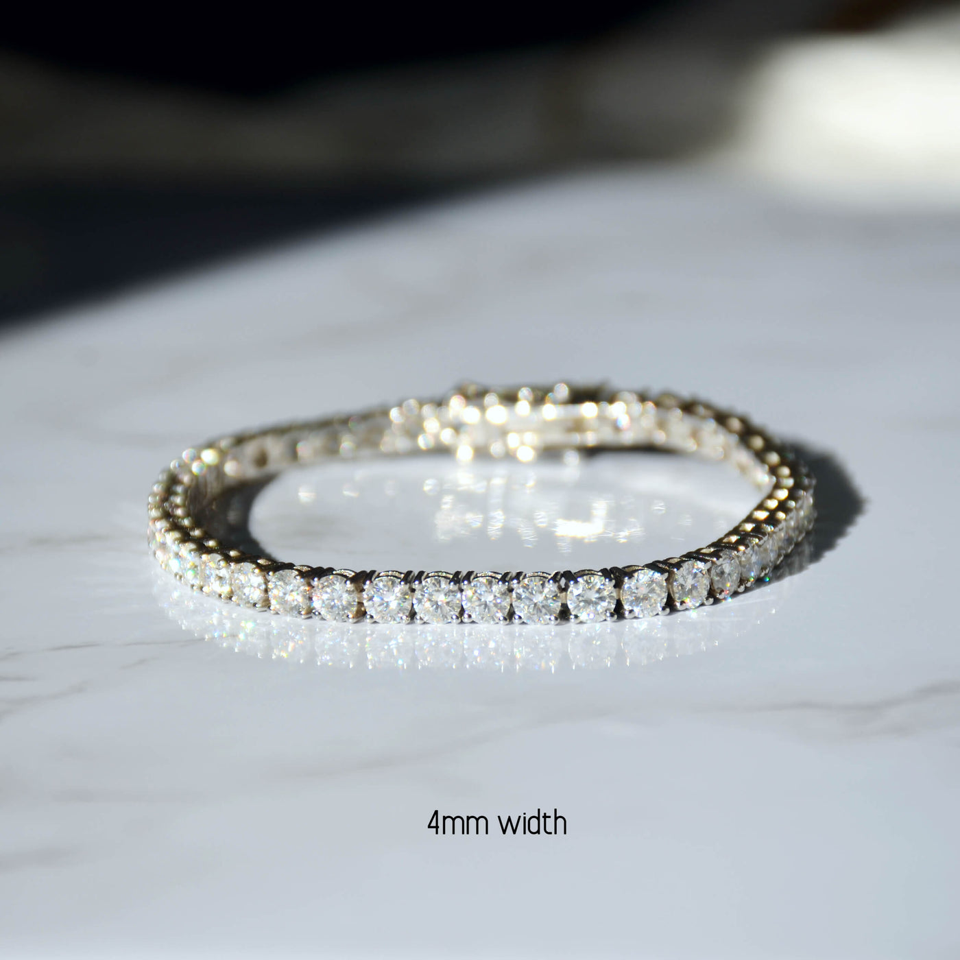 Moissanite Tennis Bracelet– Voll