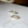 Emerald Cut Eternity Band front