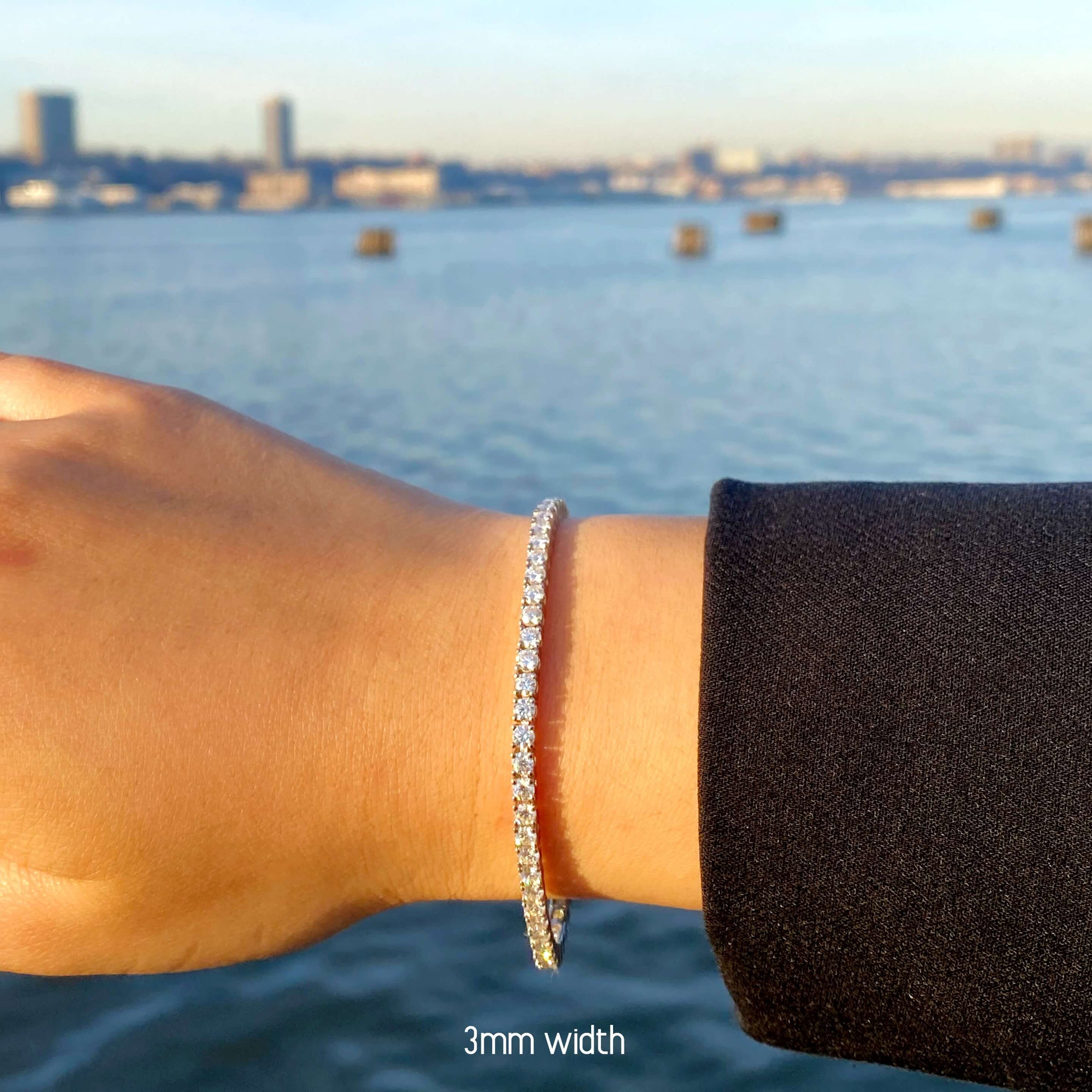 Moissanite Tennis Bracelet– Voll