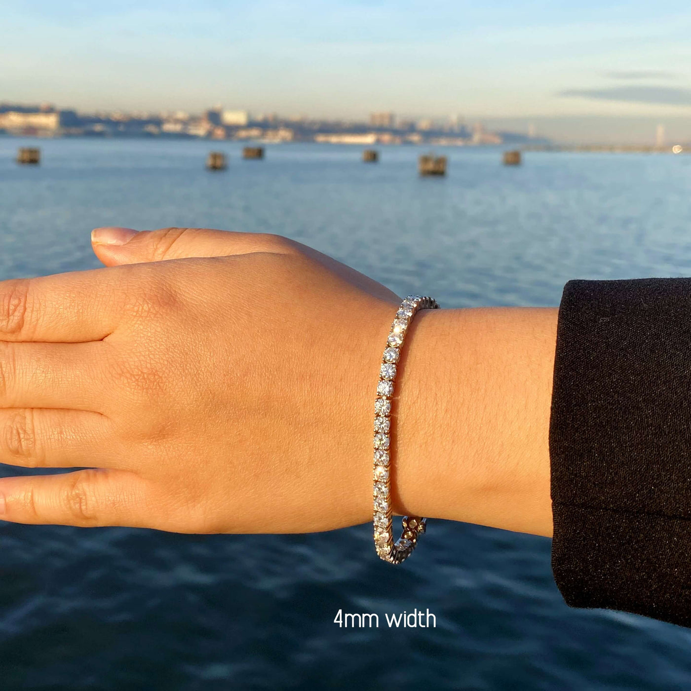 Moissanite Tennis Bracelet Voll