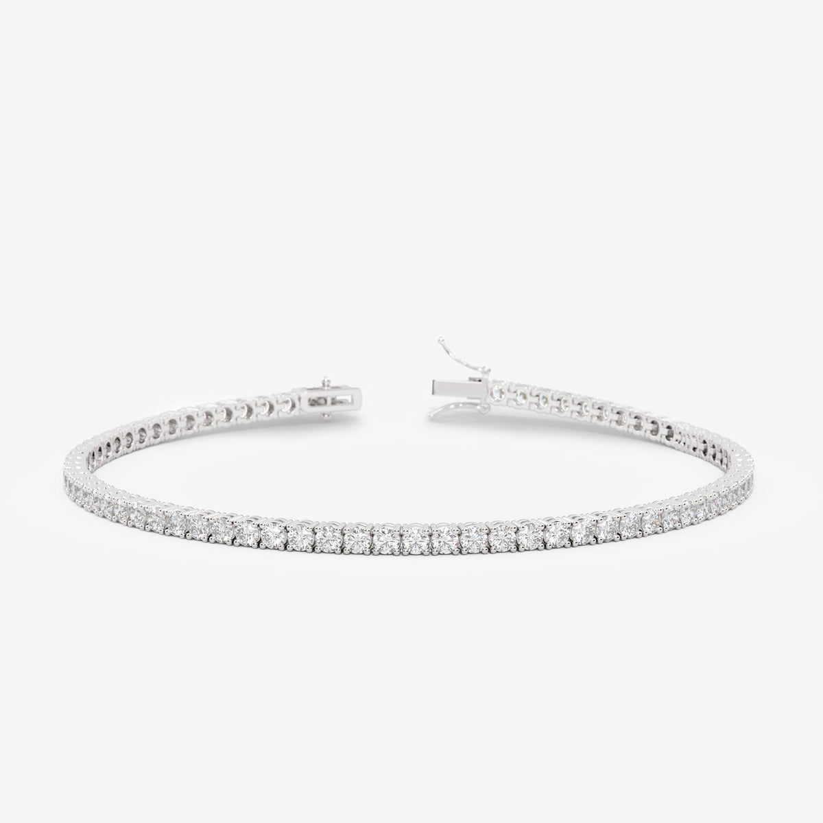 Moissanite Tennis Bracelet Voll