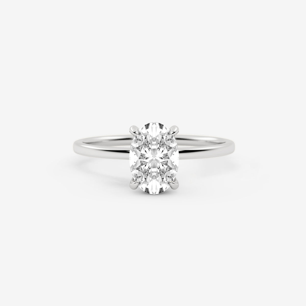 Oval Moissanite Ring– Voll